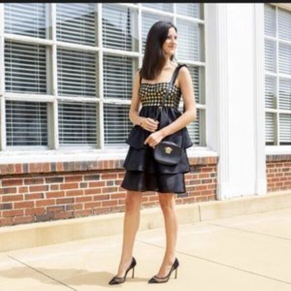 NWT Silvia Tcherassi Diella Ruffle Bustier Dress S - Picture 3 of 10